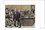 Brandlaugh, Charles (1833-1891). English politician. Brandlaugh deputy arrested for refusing to leav by Anonymous