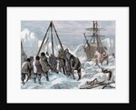Nares, Sir George Strong (1831-1915). British naval officer and Arctic explorer. The crew of "Discov by Anonymous