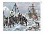 Nares, Sir George Strong (1831-1915). British naval officer and Arctic explorer. The crew of "Discov by Anonymous