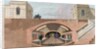 Section of a London Underground station. England. Colored engraving from "L'Univers Illustré." Late by Anonymous