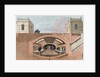 Section of a London Underground station. England. Colored engraving from "L'Univers Illustré." Late by Anonymous