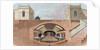 Section of a London Underground station. England. Colored engraving from "L'Univers Illustré." Late by Anonymous