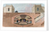 Section of a London Underground station. England. Colored engraving from "L'Univers Illustré." Late by Anonymous