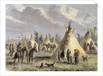 Sioux Camp near Fort Laramie by Anonymous