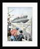 Launching of French Warship 'Patrie' Seyne-sur-Mer (Jan 1904) by Anonymous