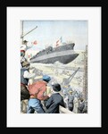 Launching of French Warship 'Patrie' Seyne-sur-Mer (Jan 1904) by Anonymous