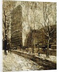 The Flatiron Building, New York by Ernest Lawson