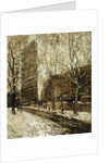 The Flatiron Building, New York by Ernest Lawson