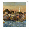 October Sundown, Newport by Frederick Childe Hassam