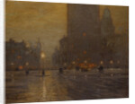 Madison Square, Rainy Night by Lovell Birge Harrison