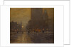Madison Square, Rainy Night by Lovell Birge Harrison