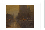 Madison Square, Rainy Night by Lovell Birge Harrison