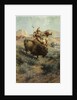 Indian and Buffalo by Edgar Samuel Paxson