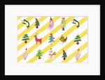 Sticker icon pack of animals and christmas tree by Anonymous