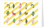 Sticker icon pack of animals and christmas tree by Anonymous