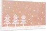 Illustration of three christmas trees in a row by Anonymous