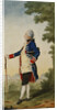 The Baron de Bombelles in the Tuileries by Louis de Carmontelle
