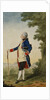 The Baron de Bombelles in the Tuileries by Louis de Carmontelle