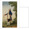 The Baron de Bombelles in the Tuileries by Louis de Carmontelle