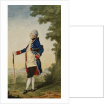 The Baron de Bombelles in the Tuileries by Louis de Carmontelle