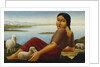 Girl with Sheep by Georg Schrimpf
