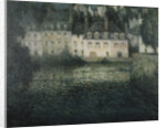 House on the River in the Moonlight by Henri Le Sidaner