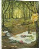 Le Gouter sous Bois, Gerberoy by Henri Le Sidaner