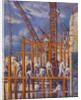 The Building Sites of Paris, Boulevard de la Madeleine by Maximilien Luce