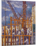 The Building Sites of Paris, Boulevard de la Madeleine by Maximilien Luce