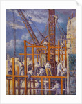 The Building Sites of Paris, Boulevard de la Madeleine by Maximilien Luce