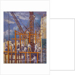 The Building Sites of Paris, Boulevard de la Madeleine by Maximilien Luce