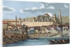 Spain. Andalusia. CÃƒÂ³rdoba. View of the city with the Mosque. 19 century engraving by Anonymous