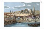 Spain. Andalusia. CÃƒÂ³rdoba. View of the city with the Mosque. 19 century engraving by Anonymous
