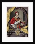 Clement XIV (1705-1774). Italian Pope, born Giovanni Vincenzo Antonio Ganganelli. Engraving by Anonymous