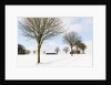 Winter scene by a chapel by Anonymous