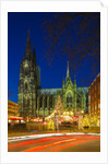Cologne cathedral (Dom) at christmas by Anonymous