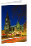 Cologne cathedral (Dom) at christmas by Anonymous