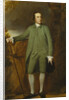 Portrait of George Morewood, standing full length, in a Green Coat, Waistcoat and Breeches by George Romney
