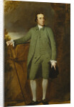 Portrait of George Morewood, standing full length, in a Green Coat, Waistcoat and Breeches by George Romney