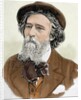 Daudet, Alphonse (1840-1897). French writer. Colored engraving by Anonymous