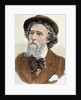Daudet, Alphonse (1840-1897). French writer. Colored engraving by Anonymous