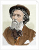 Daudet, Alphonse (1840-1897). French writer. Colored engraving by Anonymous