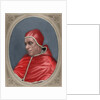 Gregory XII. Pope between 1406 and 1415. Engraving by Anonymous