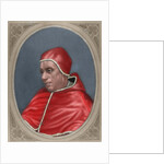 Gregory XII. Pope between 1406 and 1415. Engraving by Anonymous