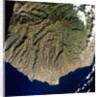 Satellite view of Gran Canaria, in the Canary Islands by Anonymous