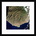 Satellite view of Gran Canaria, in the Canary Islands by Anonymous