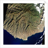 Satellite view of Gran Canaria, in the Canary Islands by Anonymous