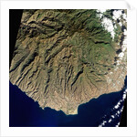 Satellite view of Gran Canaria, in the Canary Islands by Anonymous
