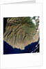 Satellite view of Gran Canaria, in the Canary Islands by Anonymous