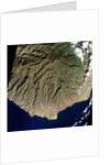 Satellite view of Gran Canaria, in the Canary Islands by Anonymous
